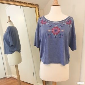 Forever 21 Embroidered Top